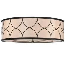 Meyda Tiffany 114701 - 36"W Revival Deco Cilindro Flushmount