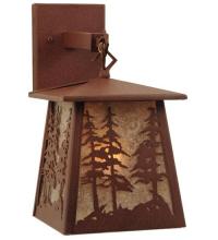 Meyda Tiffany 121598 - 7"W Stillwater Tall Pines Hanging Wall Sconce