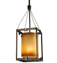 Meyda Tiffany 125508 - 6.25"Sq Kitzi Cylinder Mini Pendant