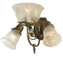 Meyda Tiffany 128581 - 15" Wide Revival Gas & Electric 3 Light Wall Sconce