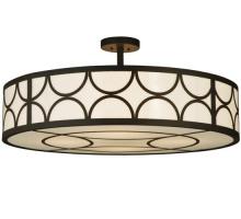 Meyda Tiffany 132744 - 36" Wide Revival Deco Cilindro Semi-Flushmount