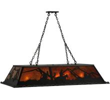 Meyda Tiffany 134436 - 59.5"L Duke Oblong Pendant