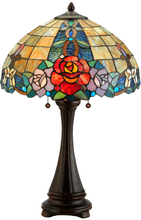 Meyda Tiffany 138121 - 25"H Rose Vine Table Lamp