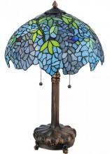 Meyda Tiffany 139606 - 25"H Tiffany Wisteria Table Lamp