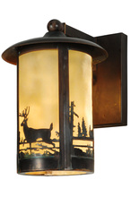 Meyda Tiffany 142107 - 8"W Fulton Deer Creek 1 LT Wall Sconce