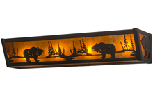 Meyda Tiffany 14346 - 24"W Bear at Lake Vanity Light