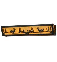 Meyda Tiffany 145713 - 24" Wide Deer at Lake Vanity Light