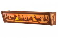 Meyda Tiffany 146914 - 20" Wide Deer at Lake Vanity Light