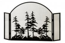 Meyda Tiffany 147758 - 50" Wide X 34" High Tall Pines Arched Fireplace Screen