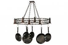 Meyda Tiffany 148249 - 42.5"L Revival Deco Oblong Pot Rack