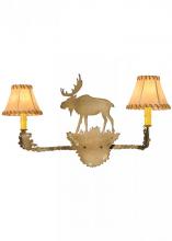 Meyda Tiffany 151163 - 27" Wide Lone Moose 2 Light Wall Sconce