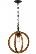 Meyda Tiffany 152439 - 14"W Cilindro Bola Rope Pendant