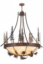 Meyda Tiffany 152868 - 50"W Tall Pines Inverted Pendant