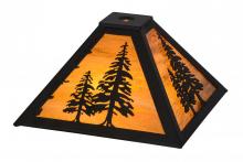 Meyda Tiffany 153126 - 11.5" Square Tall Pines Shade