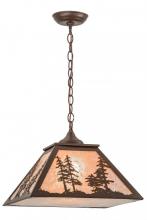 Meyda Tiffany 153998 - 16"Sq Tall Pines Pendant