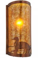 Meyda Tiffany 154909 - 9"W Loon Left LED Wall Sconce