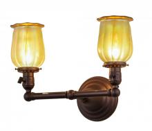 Meyda Tiffany 157498 - 15"W Revival Chelsea Favrile 2 LT Wall Sconce