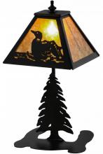 Meyda Tiffany 157916 - 15" High Loon Accent Lamp