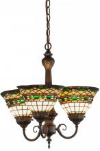 Meyda Tiffany 158700 - 20"W Tiffany Roman 3 LT Chandelier