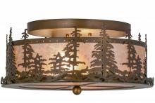 Meyda Tiffany 160561 - 16"W Tall Pines Flushmount