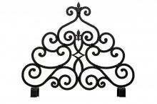 Meyda Tiffany 162817 - 36" Wide X 32" High Fleur-de-lis Fireplace Screen