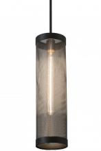 Meyda Tiffany 162939 - 5"W Cilindro Cage Mini Pendant