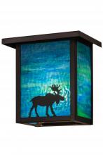 Meyda Tiffany 163102 - 8"W Hyde Park Moose Wall Sconce