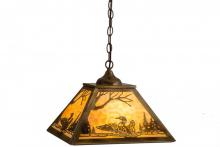 Meyda Tiffany 164313 - 16"Sq Loon Pendant