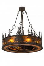 Meyda Tiffany 166833 - 44" Wide Tall Pines Chandel-Air