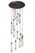 Meyda Tiffany 166925 - 36"W Cilindro 18 LT Cascading Pendant