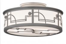 Meyda Tiffany 174675 - 12"W Revival Deco Flushmount