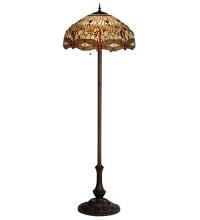 Meyda Tiffany 17473 - 63"H Tiffany Hanginghead Dragonfly Floor Lamp