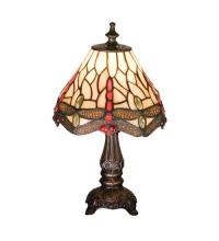 Meyda Tiffany 17525 - 11.5"H Tiffany Hanginghead Dragonfly Mini Lamp