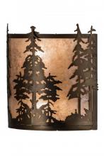 Meyda Tiffany 179749 - 12"W Tall Pines Wall Sconce