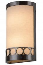 Meyda Tiffany 181532 - 8"W Cilindro Circulo Wall Sconce