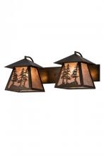 Meyda Tiffany 182080 - 24" Wide Tall Pines 2 Light Vanity Light