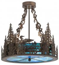 Meyda Tiffany 185846 - 20" Wide Loon Semi-flush Mount