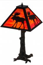 Meyda Tiffany 187276 - 24"H Lone Moose Table Lamp