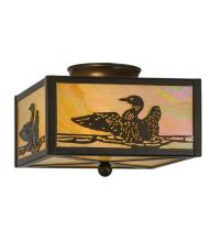 Meyda Tiffany 18793 - 10"Sq Loon Flushmount