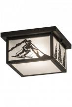 Meyda Tiffany 188346 - 12" Square Hyde Park Alpine Flushmount