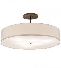 Meyda Tiffany 189287 - 42"W Cilindro Textrene Semi-Flushmount