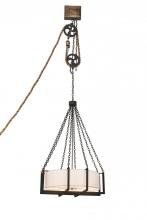 Meyda Tiffany 190118 - 36"W Cilindro Bartlett Inverted Pendant