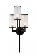 Meyda Tiffany 190568 - 18" Wide Cilindro Ashcroft Wall Sconce