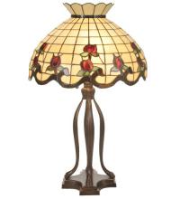 Meyda Tiffany 19138 - 31.5"H Roseborder Table Lamp