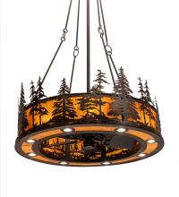 Meyda Tiffany 201993 - 45" Wide Tall Pines Chandel-Air