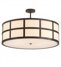 Meyda Tiffany 202567 - 36" Wide Cilindro Barnabas Semi-Flushmount