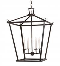 Meyda Tiffany 214258 - 24" Square Kitzi Tapered Pendant