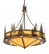 Meyda Tiffany 215185 - 40" Wide Tall Pines Inverted Pendant