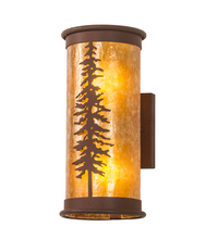 Meyda Tiffany 215764 - 6" Wide Tall Pines Wall Sconce