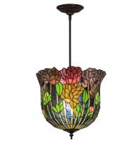 Meyda Tiffany 217493 - 14" Wide Tiffany Honey Locust Pendant